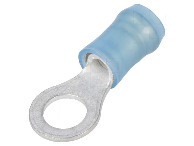 Uiteinde: oog; M5; Ø: 5,3mm; 1÷2,5mm2; klemmen; voor draad; vertind Uiteinde: oog; M5; Ø: 5,3mm; 1÷2,5mm2; klemmen; voor draad; vertind